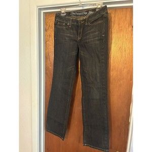 Converse One Star Pants Womens 28 Delancey Straight Low Rise Blue Jean Stretch